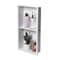 Alfi Brand 12 x 24 White Matte SS Vertical Dbl Shelf Bath Shower Niche ABNC1224-W - alternate 1